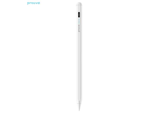 Proove Magic Wand ASP-01 Active Version Stylus for Students & Office Work USB-C Charging, Active working time 9 hours- White